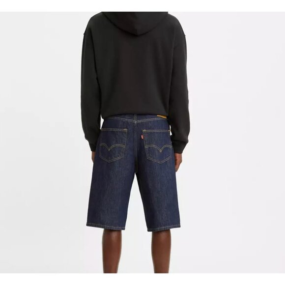 Levi's 469 Loose 12" Men's Shorts Size 42 Lazy - Dark Wash - Picture 3 of 4